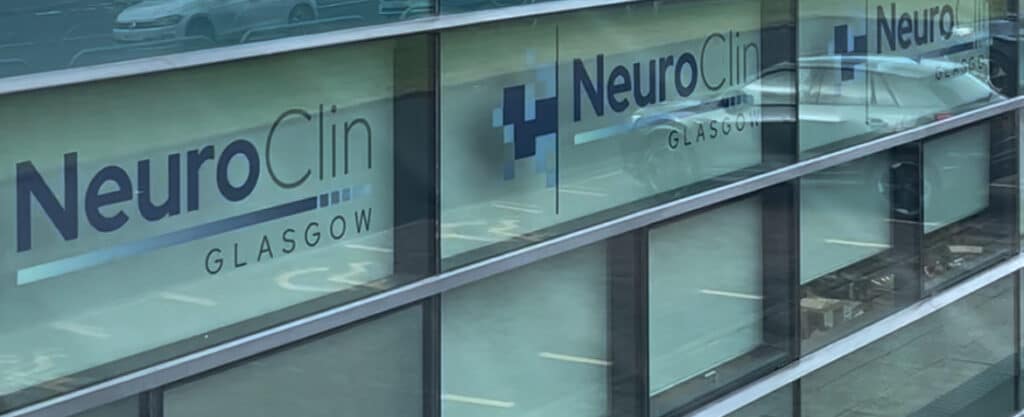 NeuroClnx Glasgow windows at Excel House
